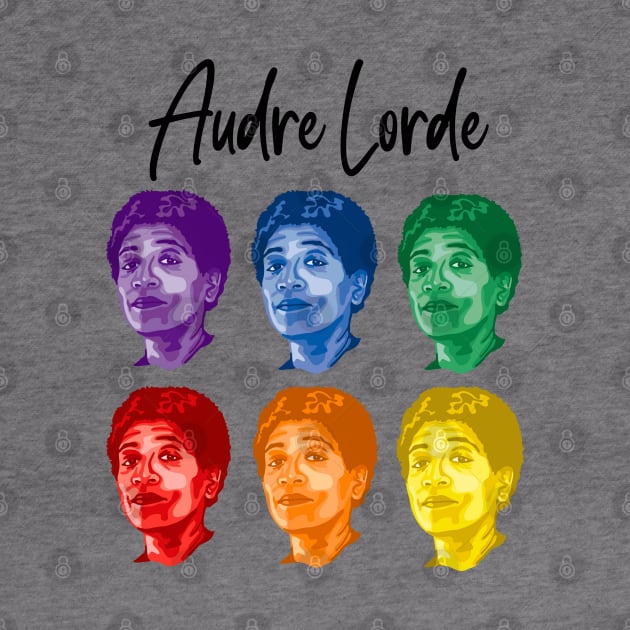 Audre Lorde Portrait and Quote by Slightly Unhinged